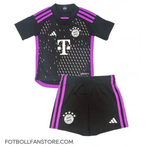 Bayern Munich Harry Kane #9 Barnkläder Borta matchtröja till baby 2023-24 Kortärmad (+ Korta byxor) Billigt